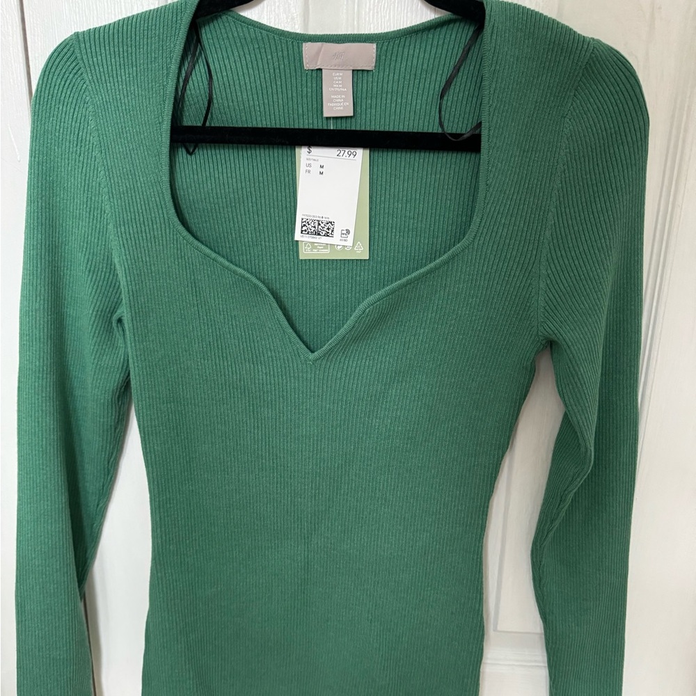 Green H&M Sweater Top